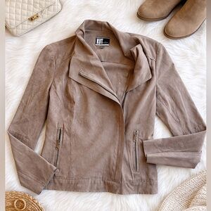 Kut from the Kloth Faux Suede Moto Jacket – Size XS